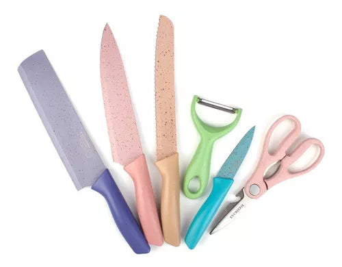 Juego De Cuchillos De Cocina Acero Inoxi